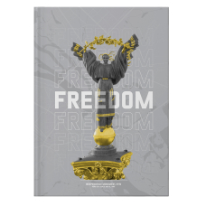 Книга записна А4/96арк. "Axent" (8422-550-A) Freedom, кліт., cіра