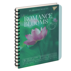 Зошит "YES" А5/144 4в1 (681887) "Romance blooms", пластик обкл., з розділ.