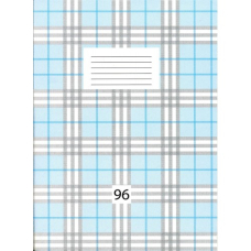 Книга канцелярська "Офорт" А4/96арк (КН4496К-С), скоба, Газетка