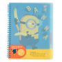 Зошит B5/80 спіраль "YES" (765743) "Minions" софт-тач, пластикова обкладинка