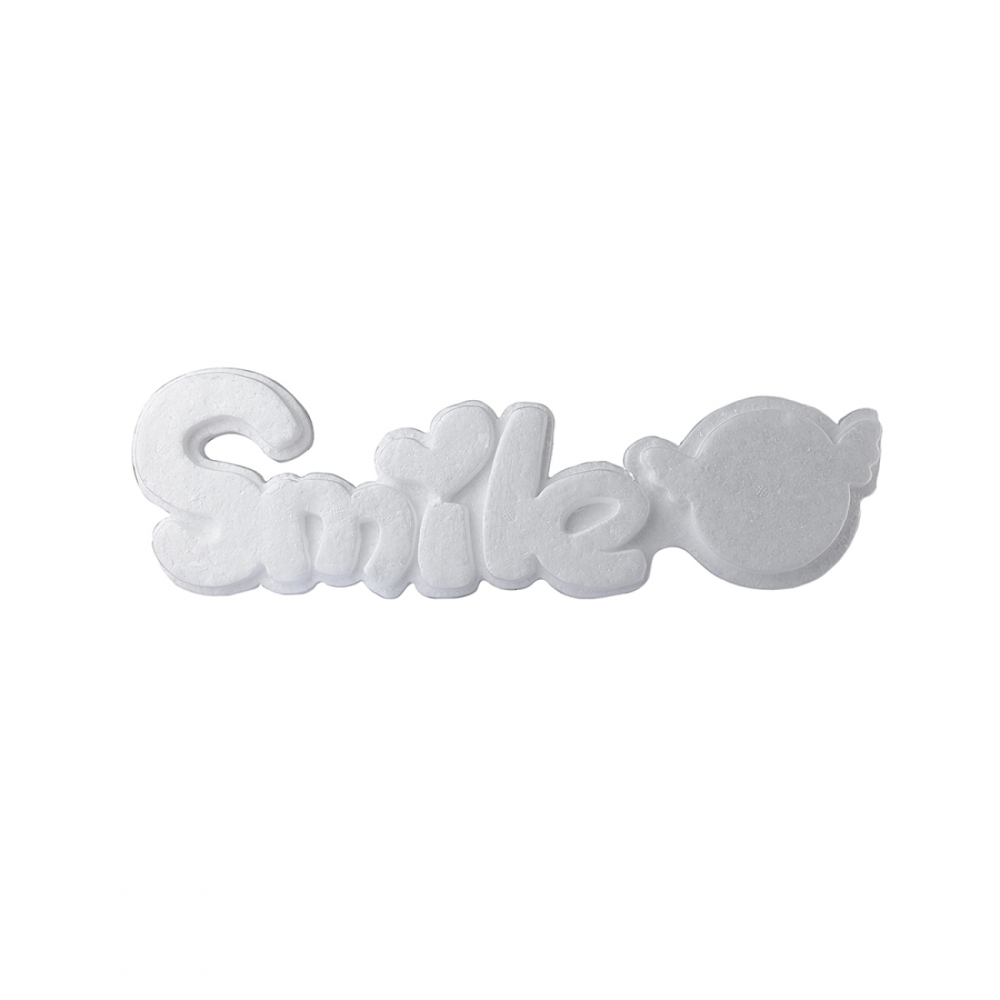 Заготовка з пінопласту "SANTI" (742642) "Smile" 1шт, 39,5см