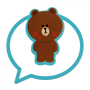 Закладка металева "YES" (707832) Line Friends