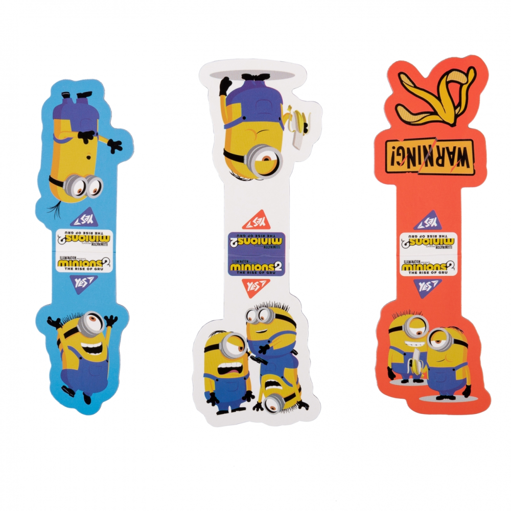 Закладка-магніт "YES" (707831) Minions, 3шт в уп.