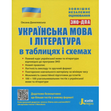 Українська мова і література в таблицях і схемах. ЗНО+ДПА