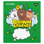 Зошит уч. "YES" 12арк./) (766308) "Line friends"