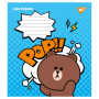 Зошит уч. "YES" 12арк./) (766308) "Line friends"