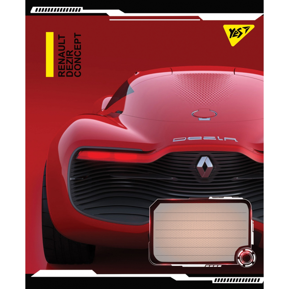 Зошит уч. "YES" 96арк. (766495) "Dezir concept"