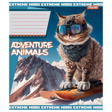 Зошит уч. "1В" 24арк. (766380) "Adventure animals"