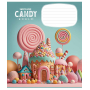 Зошит уч. "Школярик" 12арк. (3266K) "Candy world" ВД-лак (дівчинка)