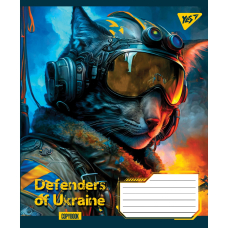 Зошит уч. "YES" 24арк. (766369) "Defenders of Ukraine"