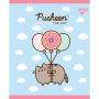 Зошит уч. "YES" 12арк./) (765158) "Pusheen. Sweet cat" УФ-виб.+глітер+софт-тач