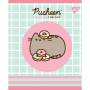 Зошит уч. "YES" 12арк./) (765158) "Pusheen. Sweet cat" УФ-виб.+глітер+софт-тач