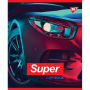 Зошит уч. "YES" 48арк. (764346) "SUPER CAR" ірідіум+УФ.спл.