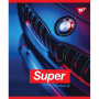 Зошит уч. "YES" 48арк. (764346) "SUPER CAR" ірідіум+УФ.спл.